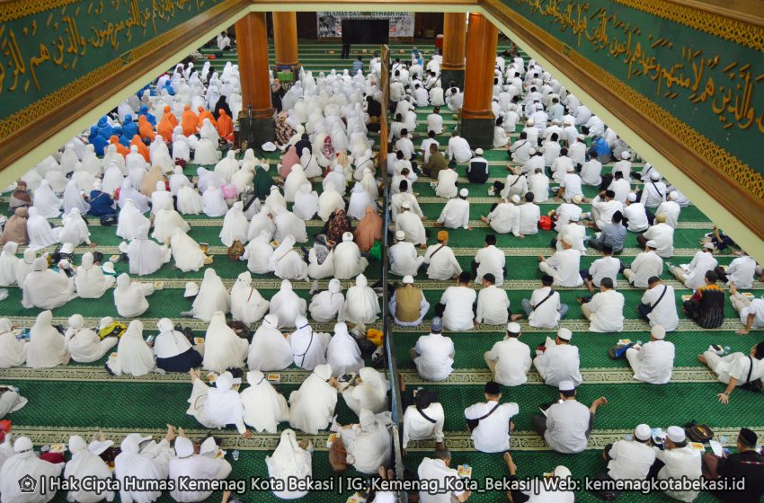  Dokumentasi Pembinaan Manasik Haji Massal Hari Pertama di Masjid Al-Barkah Kota Bekasi