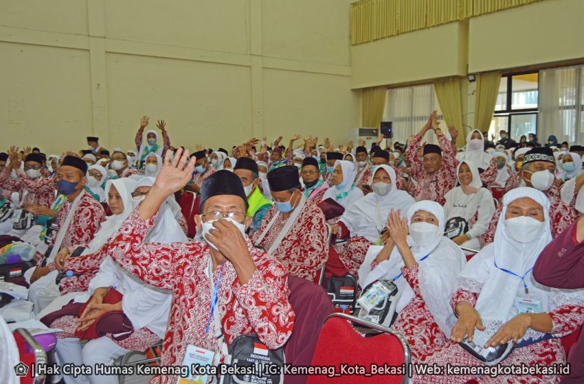  Dokumentasi Penerimaan Kloter Pertama Jemaah di Asrama Haji Bekasi