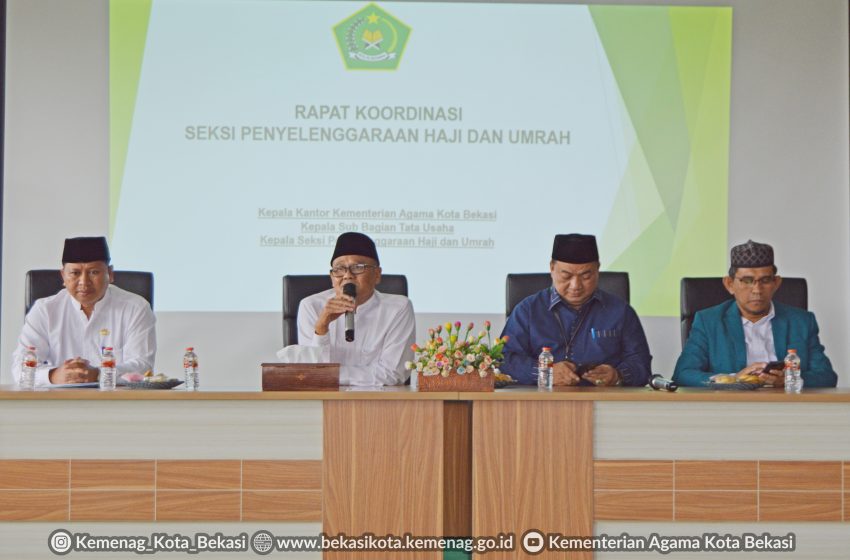  Pimpin Rakor, Kepala Kantor Jawab Keresahan Masyarakat Terkait Biaya Haji Tahun Ini