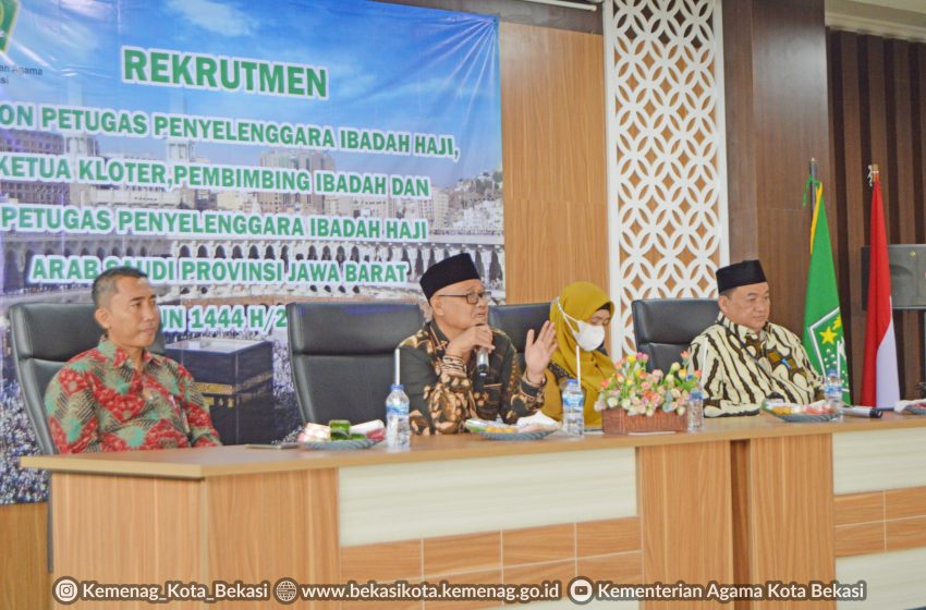  Kakankemenag Kota Bekasi Ajak Seluruh Pihak Beri Informasi yang Benar Terkait Biaya Haji 2023