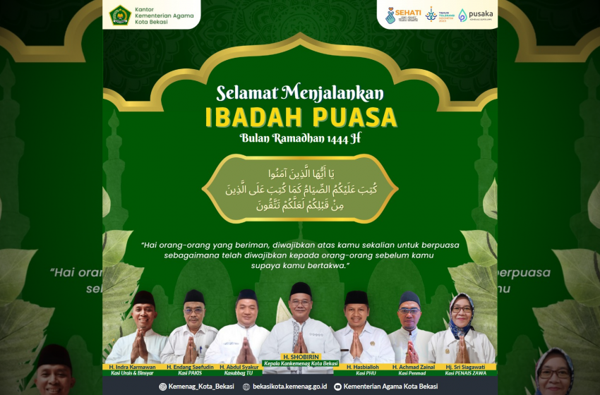 Jadwal Imsakiyah Ramadhan 1444 H Wilayah Kota Bekasi