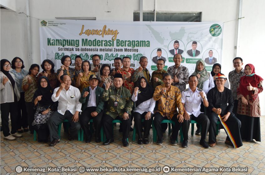  Launching Kampung Moderasi Beragama tingkat Kota Bekasi